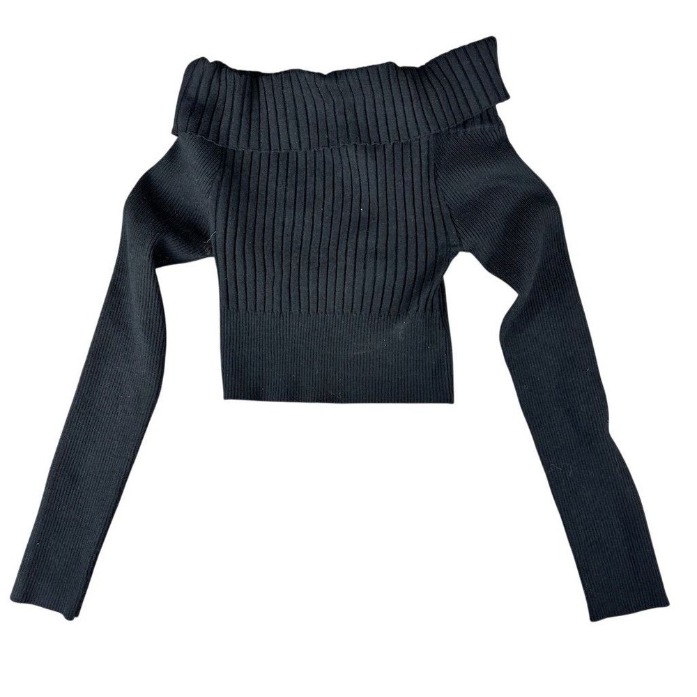 Princess Polly Women's‎ Off Shoulder Black Blouse Size M Casual Fall